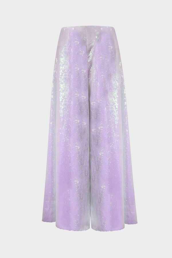 White Sequined Trousers