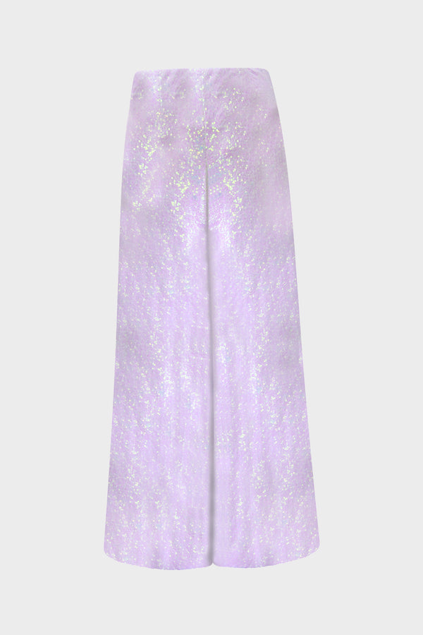 White Sequined Trousers