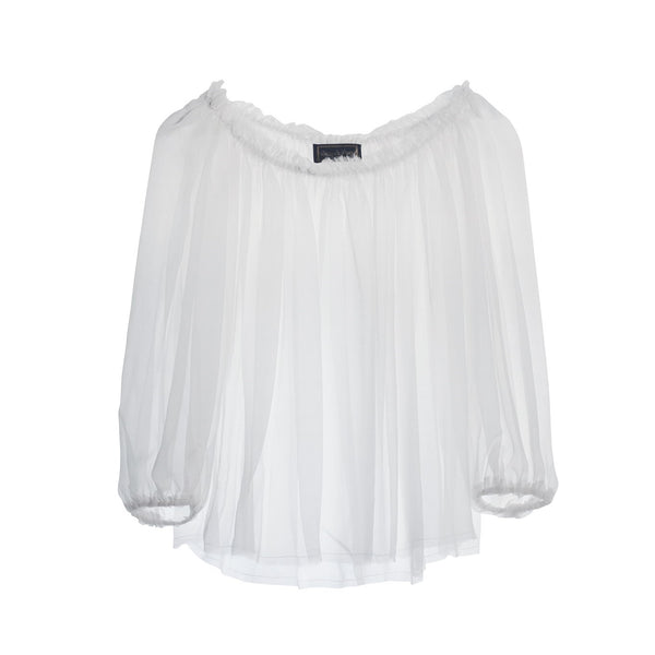 White Chiffon Top